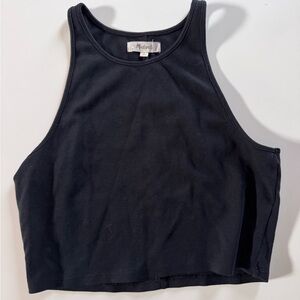 Madewell Cropped Tank Black Women’s M